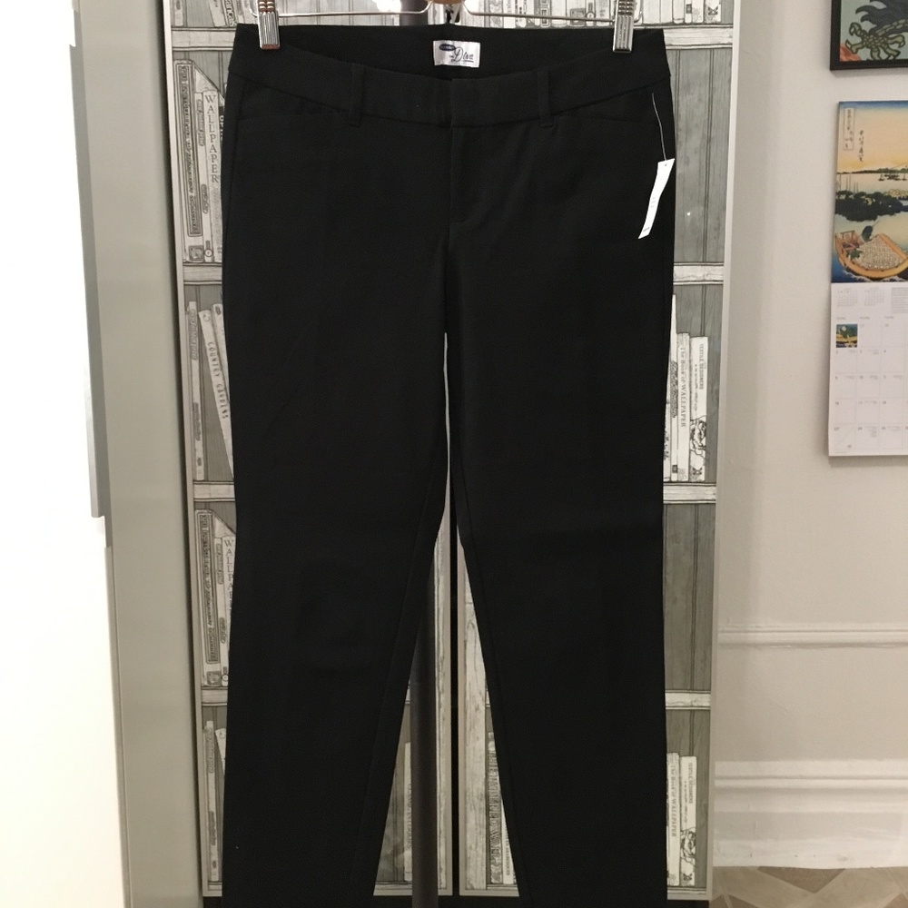 New Old Navy Women's Pixie Ankle Pants 6 Black